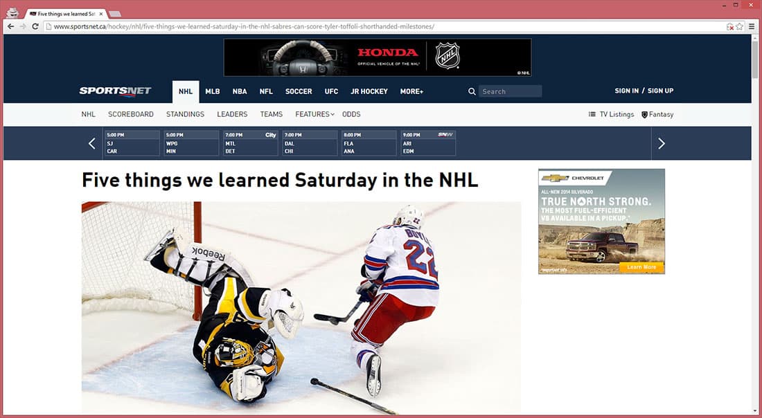Sportsnet.ca: 90% Database Optimization Screenshot 4